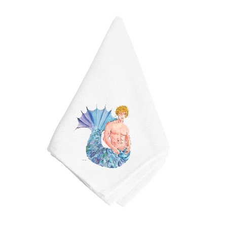 CAROLINES TREASURES 20 In. Merman Napkin 8347NAP